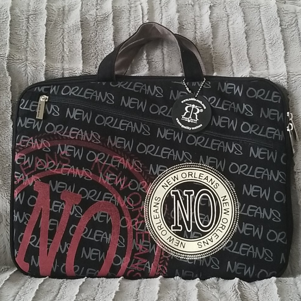 🌸Robin Ruth New Orleans Graphic Laptop Bag🌸